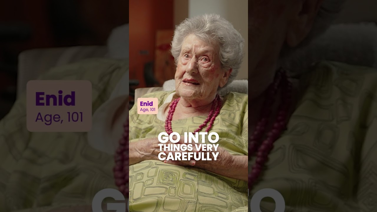 The 100 Series: Centenarians' Advice | My Guardian - Aged and Disability Care
