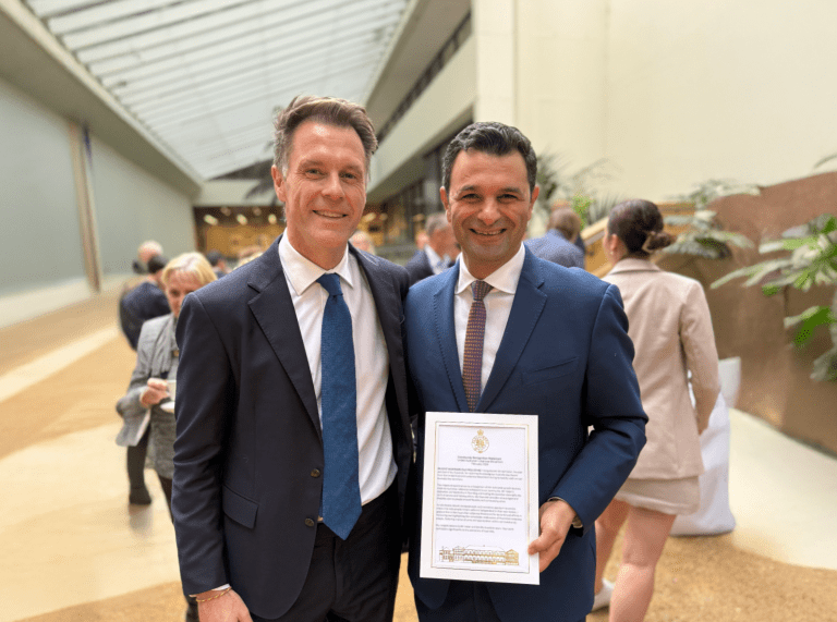 Jad Haber Honoured at NSW Parliament My Guardian