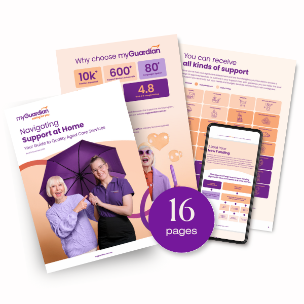 support at home guide my guardian